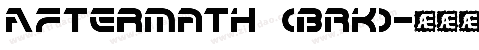 Aftermath (BRK)字体转换